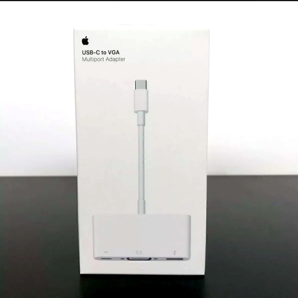 Apple USB-C VGA Multiport Adapter in White - AUTHENTIC + SEALED!